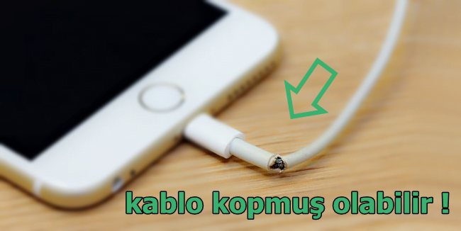 Iphone Şar Kablosu Koptu