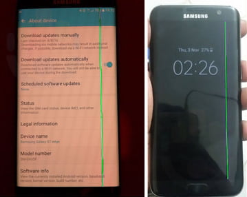 Samsung Edge Telefon Yeşil Ekran Sorunu