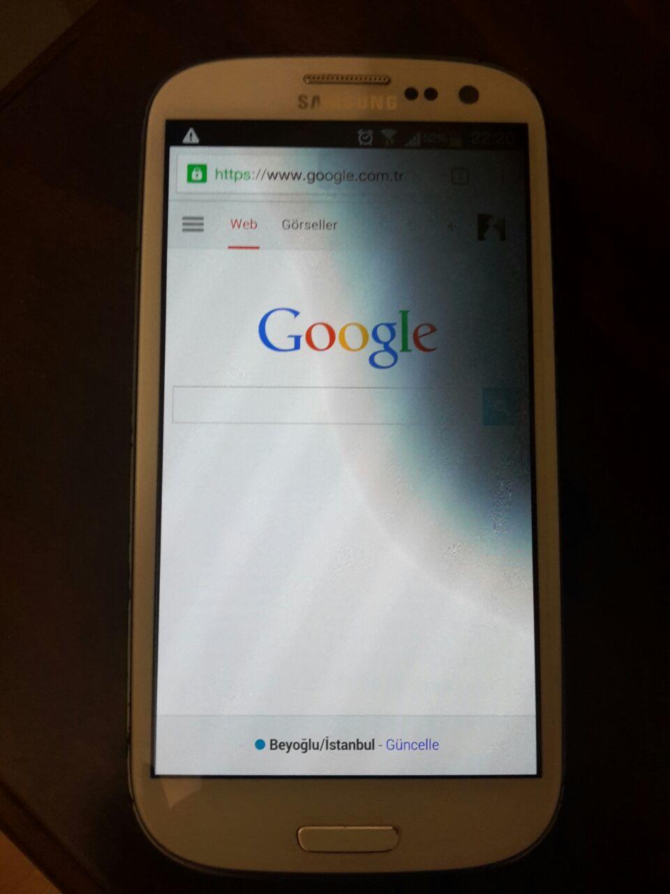 Samsung Ekran Kararması