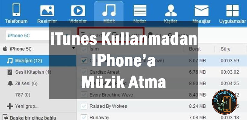 Itunes Kullanmadan Iphone’a Müzik Atma