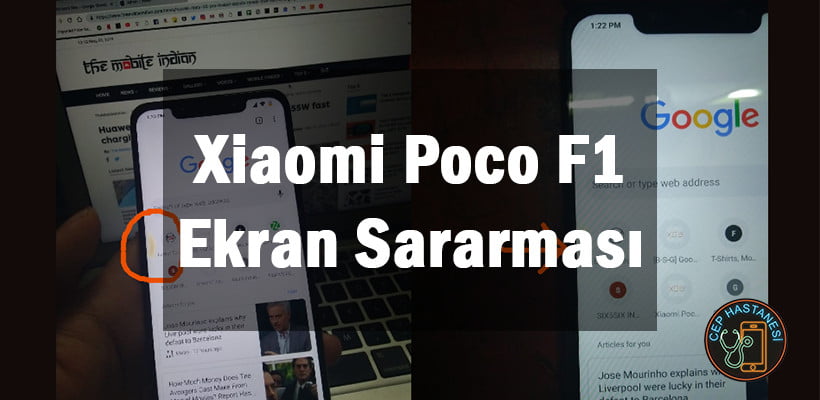 Xiaomi Poco F1 Ekran Sararması