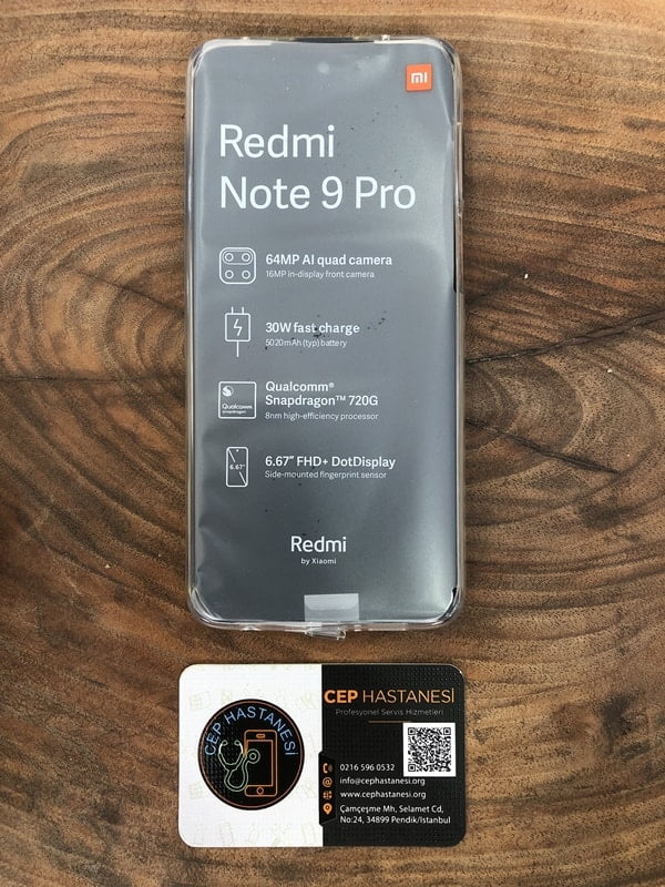 Xiaomi Redmi Note 9 Pro Ekran Değişimi